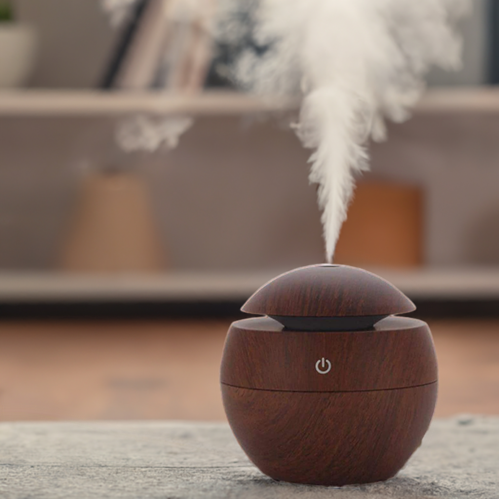 Mini Wooden Cool Mist Humidifier