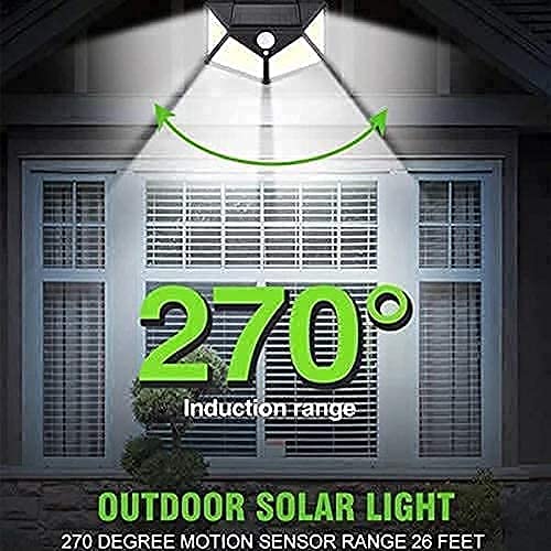 Outdoor solar light with 270 degree range