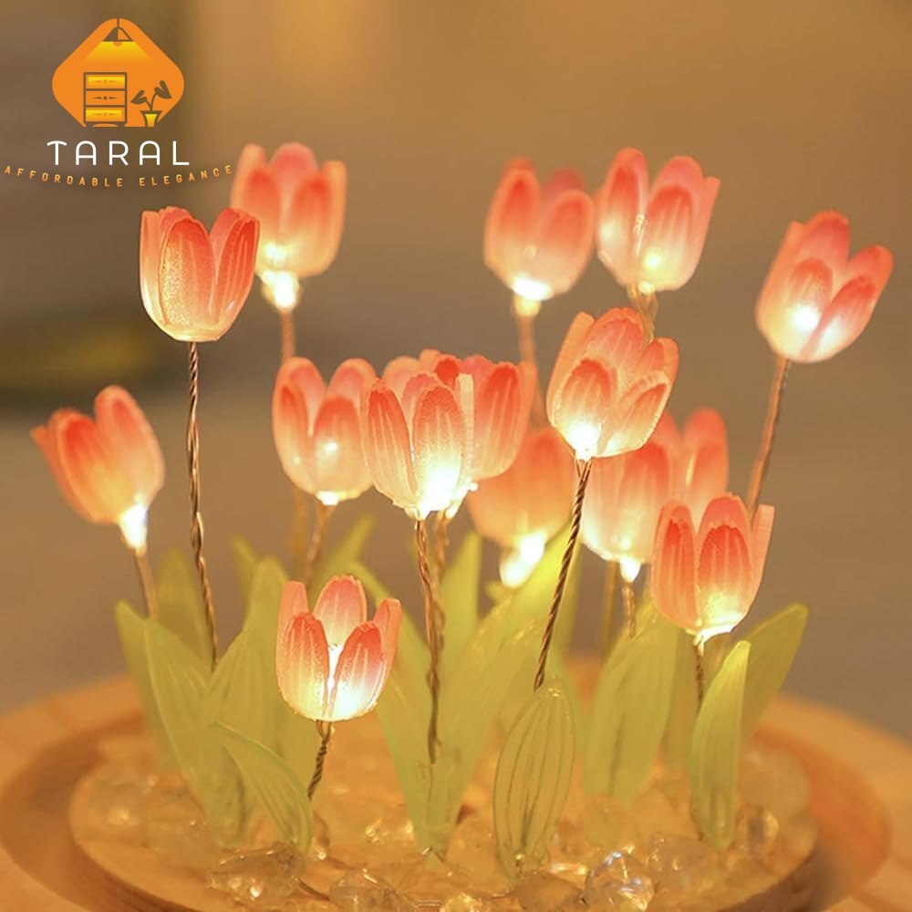 Acrylic Flower Tulip Night Lamp