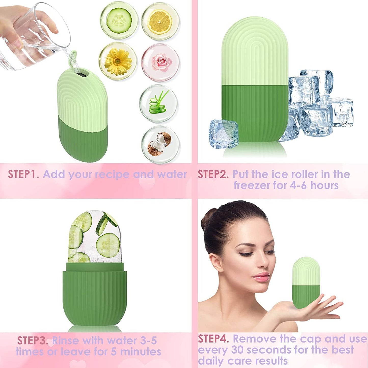 Facial Silicone Ice Roller